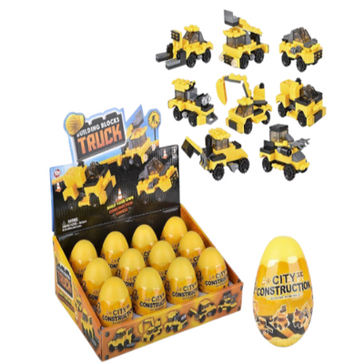 Construction Vehicle Brick Building Egg Assortment