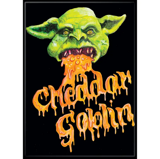 Mandy Cheddar Goblin Magnet 2.5" x 3.5"