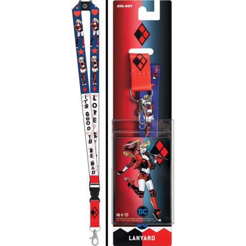 Harley Quinn Lanyard with ID Holder
