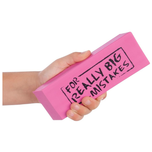 Toysmith Really Big Eraser - For Really Big Mistakes