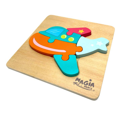 Transportation Wooden Puzzle 3 Pack