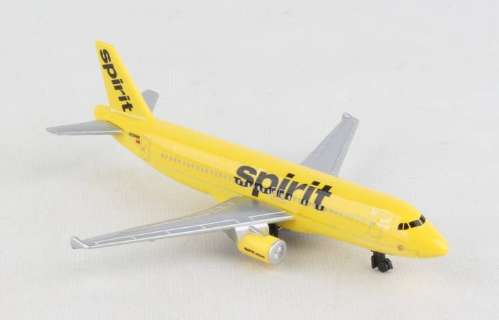Daron Officially Licensed Spirit Airlines Single Die-Cast Plane