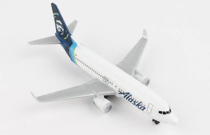 Daron Officially Licensed Alaska Airlines Single Die-Cast Plane