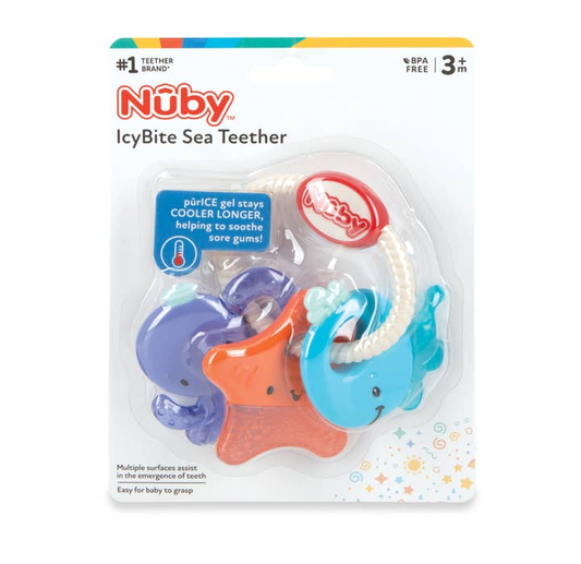 Nuby Ice Gel Icybite Teether Keys