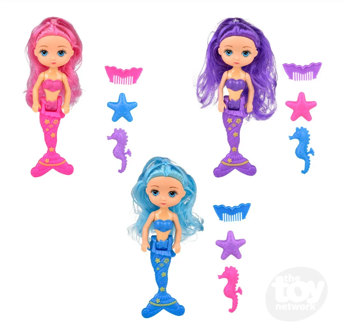 Mermaid  Doll Play Set with Accessories