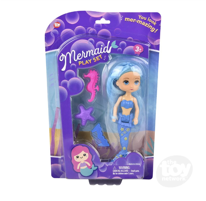 Mermaid  Doll Play Set with Accessories