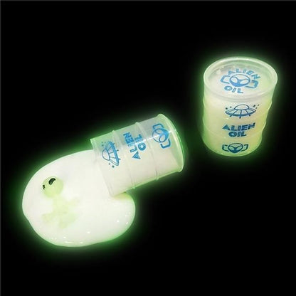 Alien Glow In The Dark Oil Barrel Slime