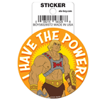 Masters of the Universe He-Man I Have the Power Sticker