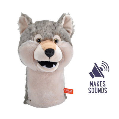Wild Republic Wild Calls Wolf Puppet wiith Sound 12in
