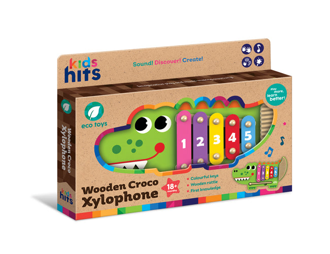Kids Hits Wooden Croco  Xylophone Adventure