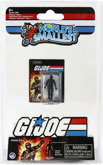 World's Smallest G.I. Joe (Duke, Snake Eyes, Roadblock)-Each sold separately