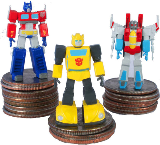 World's Smallest Transformers (Optimus Prime, Bumblebee, StarScream)- Each sold separately