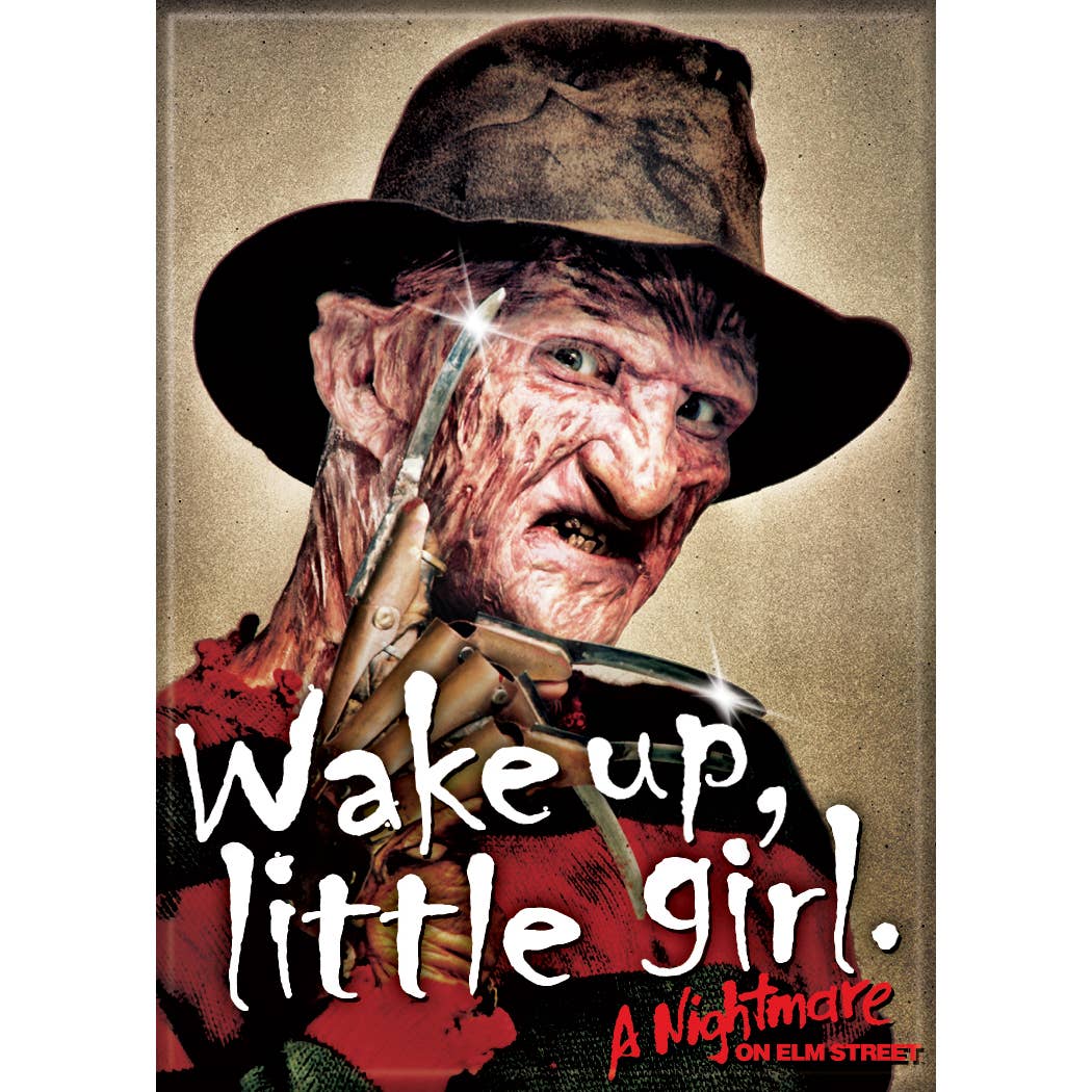 A Nightmare on Elm Street Freddy Wake Up Little Girl Magnet
