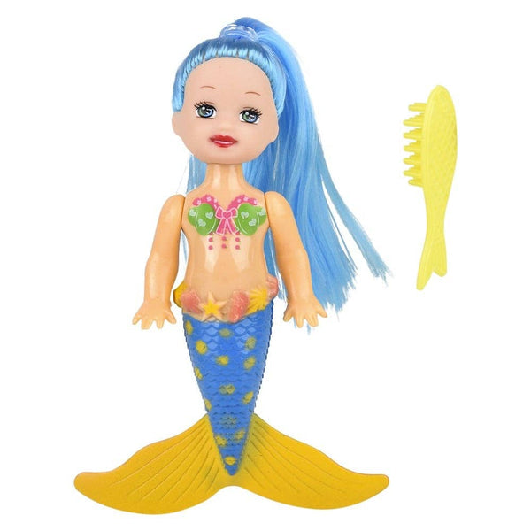 Mermaid Doll with Hairbrush