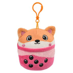 Bubble Tea Animal 4-Inch Backpack Clip  - Assorted Styles