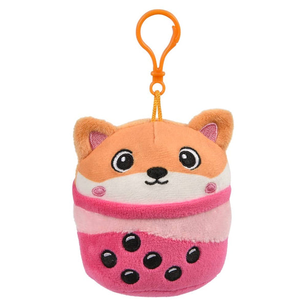 Bubble Tea Animal 4-Inch Backpack Clip  - Assorted Styles