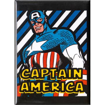 Marvel Captain  America Posing Magnet 2.5" x 3.5"