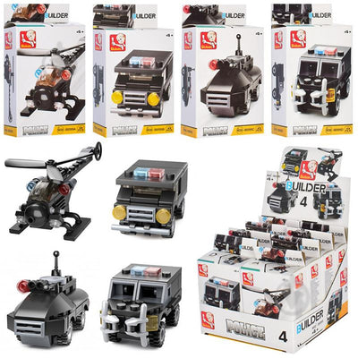 Sluban Police Vehicle M38-B0595 Building Set - Assorted Styles