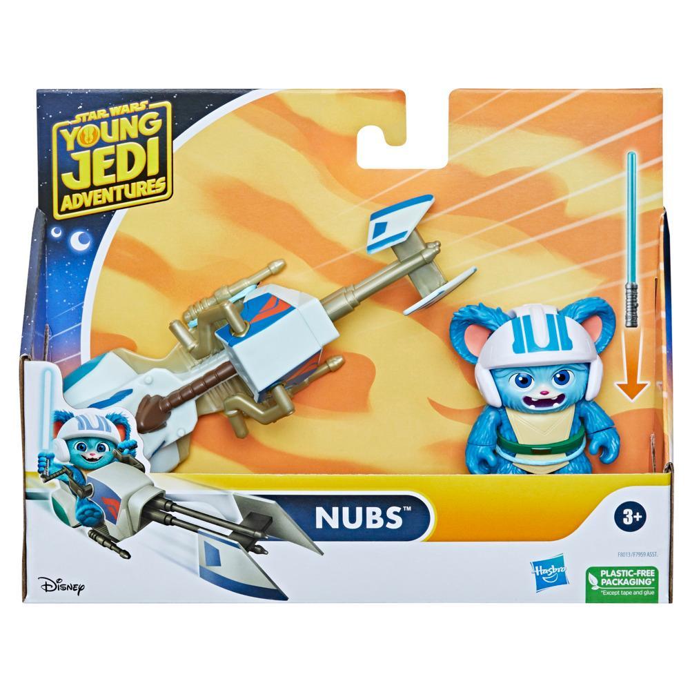 Star Wars Nubs Figure And Speeder Bike
