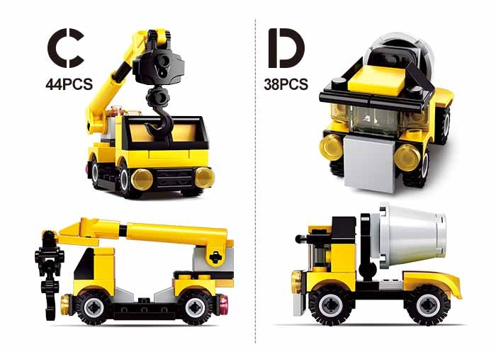 Sluban Construction Vehicle Assortment