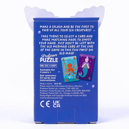 Professor Puzzles Old Mermaid Card Game