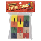 6" WOODEN TWIST CUBE LLB Wood Toy