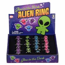 Glow-in-the-Dark Alien Ring