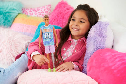 Barbie Ken Fashionistas Doll 212 - With Jersey And Prosthetic Leg