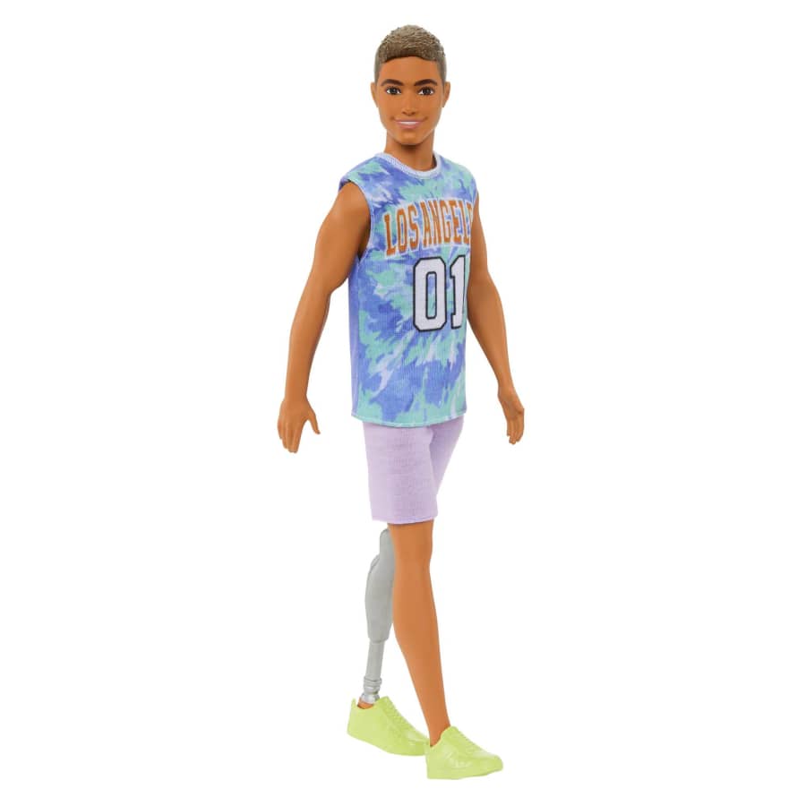 Barbie Ken Fashionistas Doll 212 - With Jersey And Prosthetic Leg
