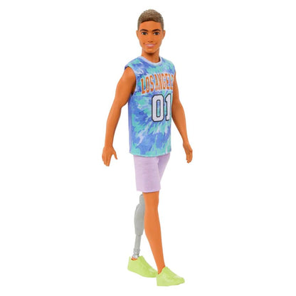 Barbie Ken Fashionistas Doll 212 - With Jersey And Prosthetic Leg