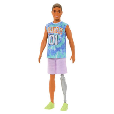 Barbie Ken Fashionistas Doll 212 - With Jersey And Prosthetic Leg