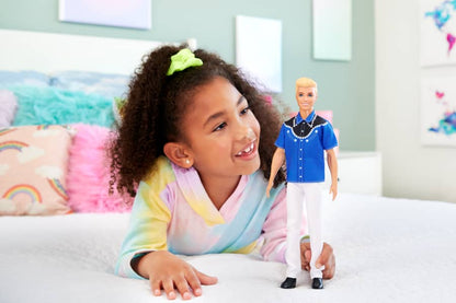 Barbie 65th Anniversary  Fashionistas Ken Doll 226 - Blonde Hair With Western Look