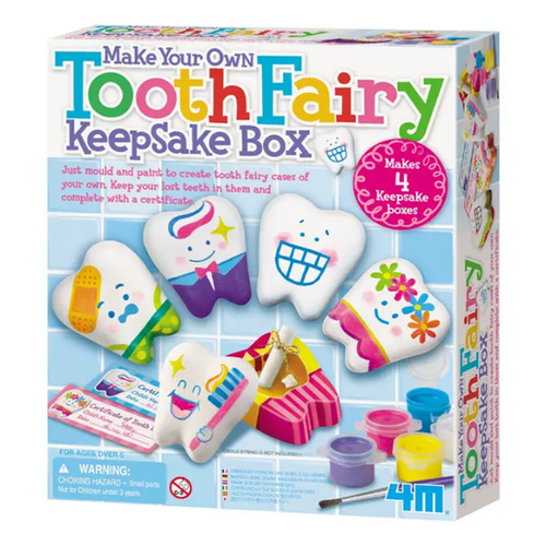4M Make Your Own Tooth Fairy Keepsake Box Kit