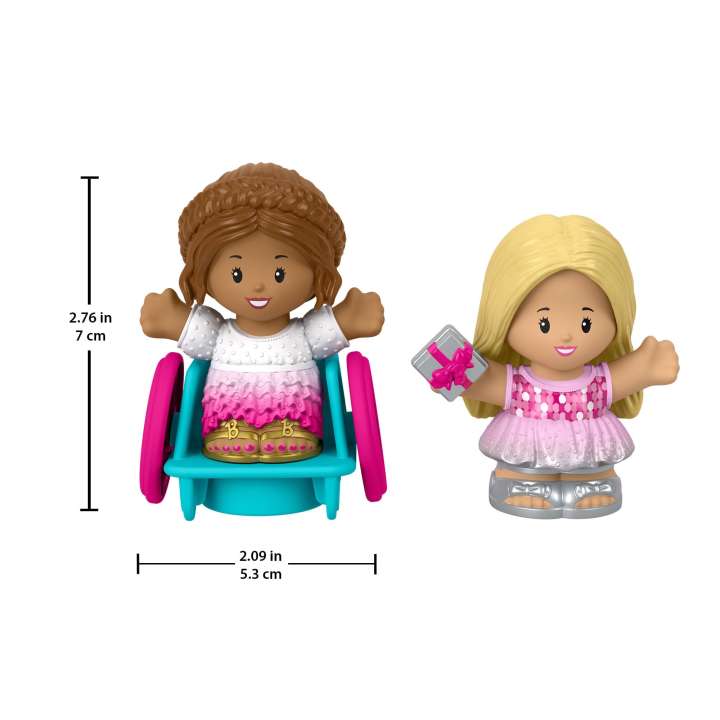 Fisher Price Little People Barbie Fugure 2 Pack Set