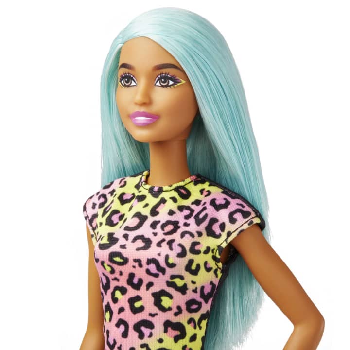 Barbie Careers Fashion Doll & Accessories Makeup Artist with Teal Hair